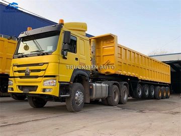 Rimorchio dello scarico della traccia del carico di marca di camionista per la richiesta del trasporto della bauxite del Ghana