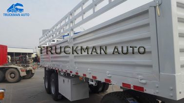 20 piedi di roulotte del camion della roba di funzione 30000kg di peso di caricamento comune a base piatta