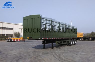 Rimorchio del carico dei semi del recinto, trattore del recinto con 40 tonnellate di capacità di carico