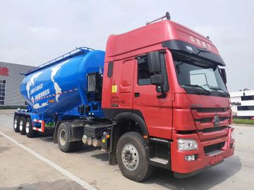 60 tonnellate di autocisterna in serie del cemento, assi del camion cisterna 3 del cemento con il motore di Wechai