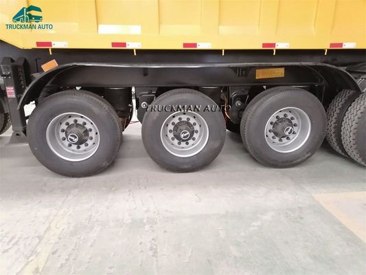 Un camion cubico 6 Axle Dump Semi Trailer dei 45 tester