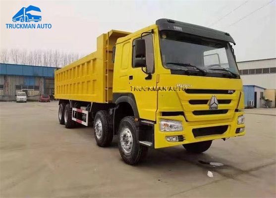 371HP 50T ha usato HOWO CINO Tipper Truck With New Tire