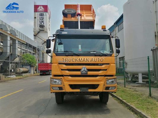 12 camion cubico del tester della ruota 371HP SINOTRUK HOWO 25 per il Ghana