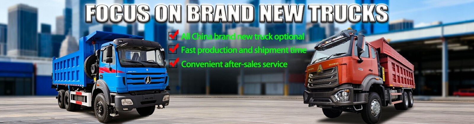 Autocarro con cassone ribaltabile resistente