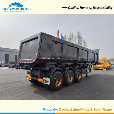 70 tonnellate 3 dell'asse di rimorchio dei semi, sollevamento di Hyva del rimorchio dello scarico del rimorchio di trattore