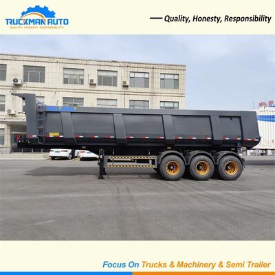 70 tonnellate 3 dell'asse di rimorchio dei semi, sollevamento di Hyva del rimorchio dello scarico del rimorchio di trattore