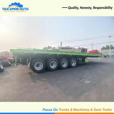 Prezzo di fabbrica 4 asse 100 tonnellate rimorchio laterale per il trasporto di merci