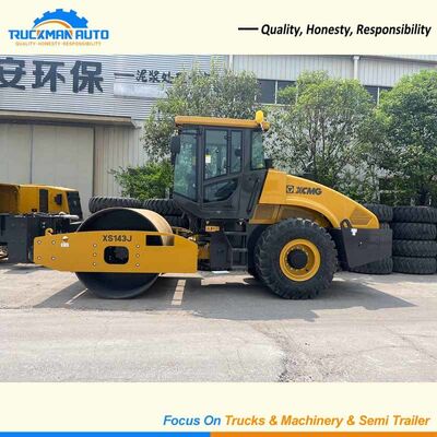 Rullo compressore a tamburo singolo XCMG XS143J ad alta forza di eccitazione