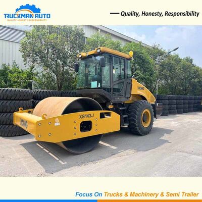 Rullo compressore a tamburo singolo XCMG XS143J ad alta forza di eccitazione