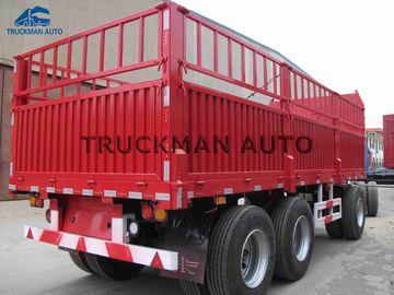 Camion di roulotte di 3 assi 60 tonnellate che caricano per le merci alla rinfusa e del contenitore