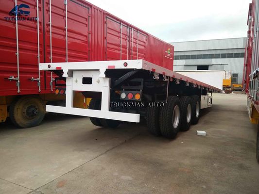 60 tonnellate di rimorchio a base piatta del contenitore per trasporto di carico in serie